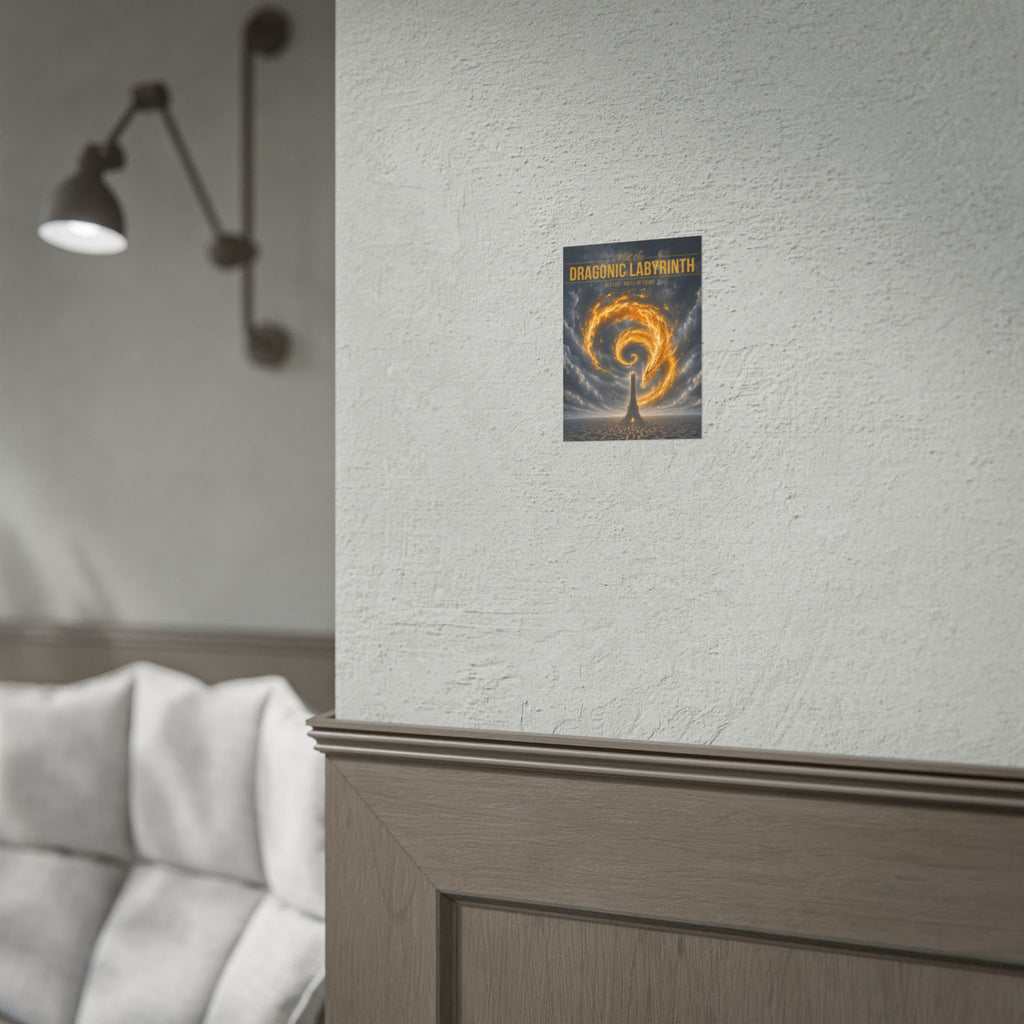 Dragonic Labyrinth Travel Poster