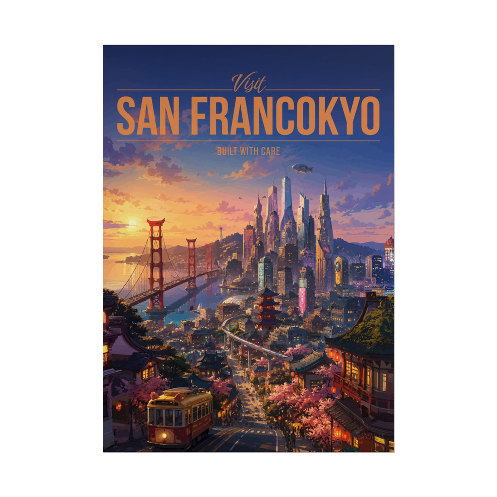 San Francokyo Travel Poster