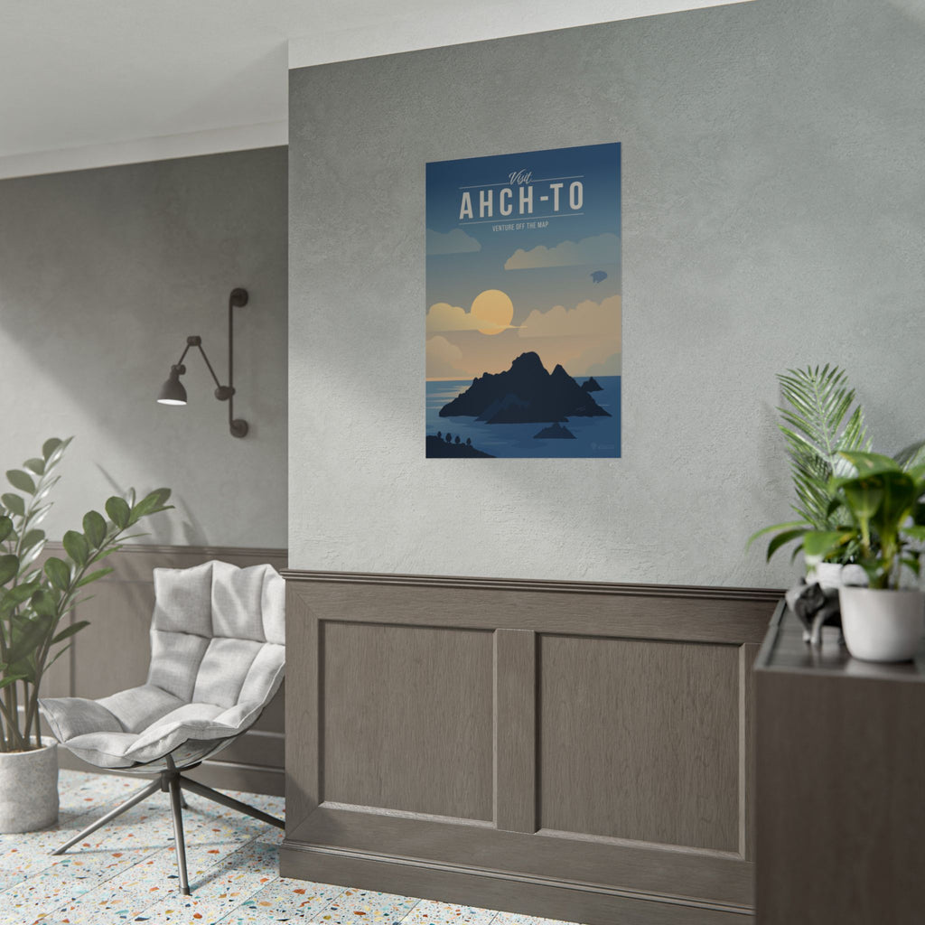 Ahch-To Travel Poster