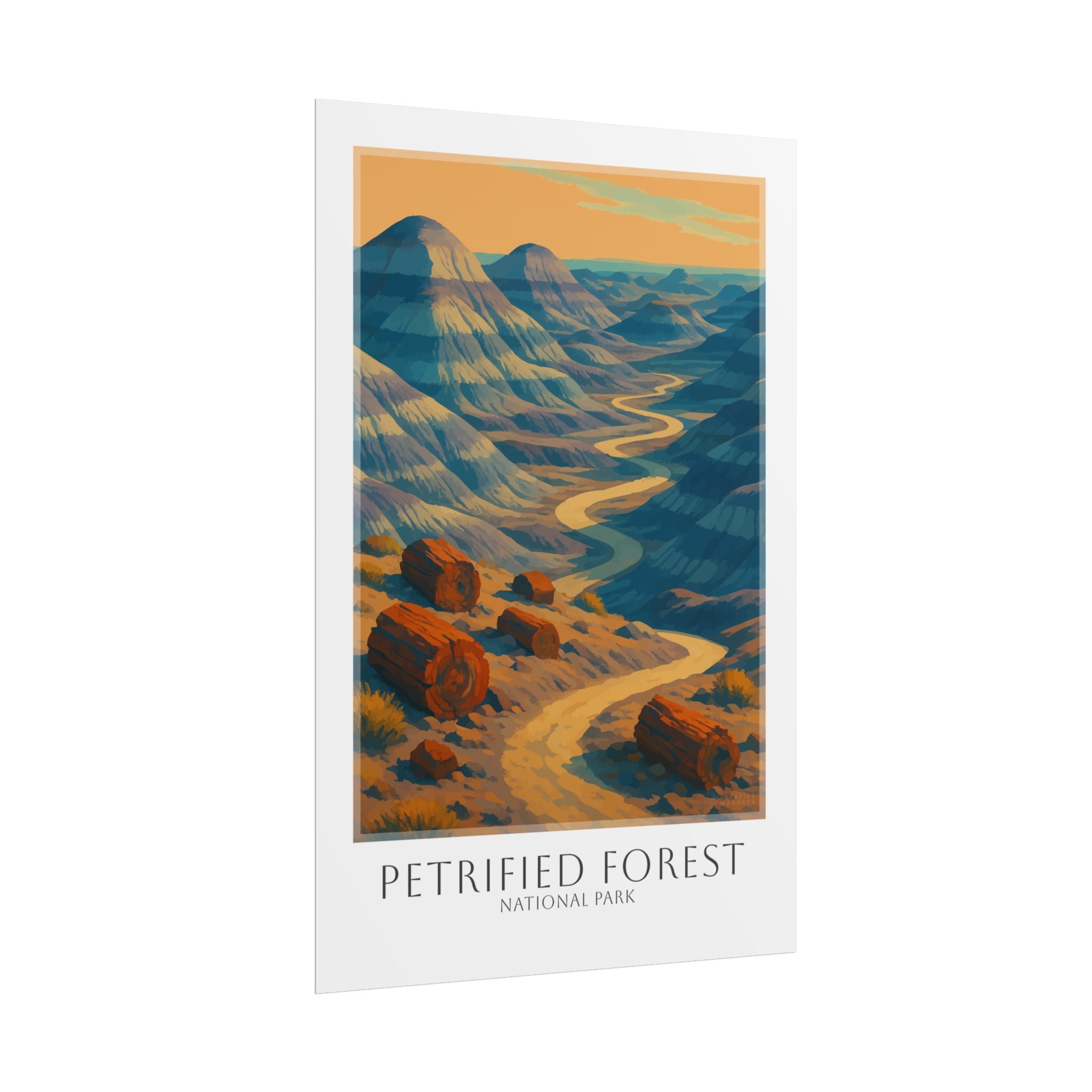PETRIFIED FOREST * Travel Poster * National Park Wall Art