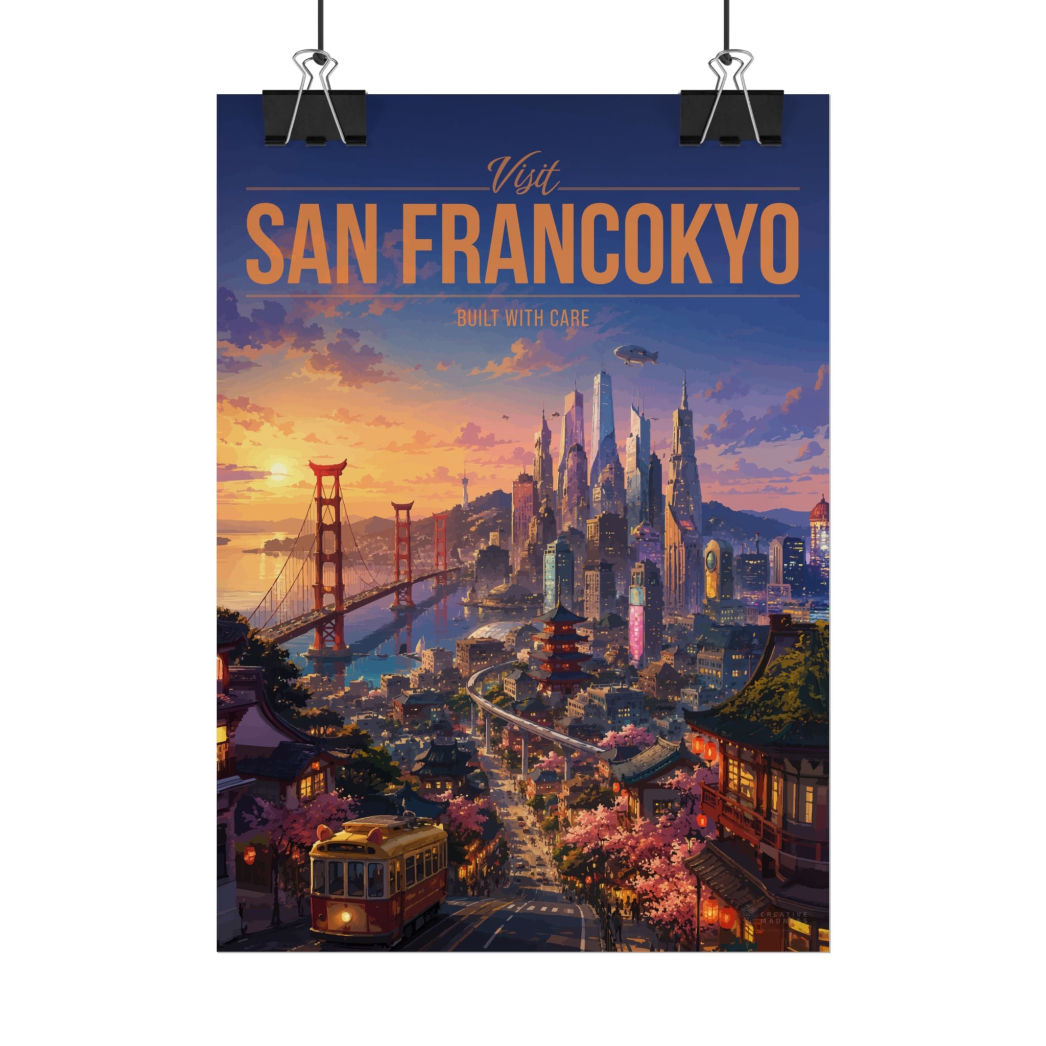 San Francokyo Travel Poster