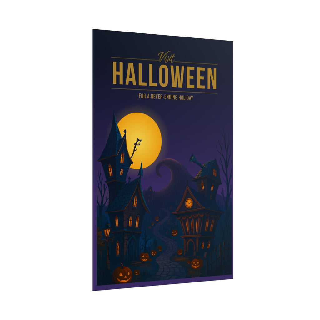 Halloween Town Travel Poster