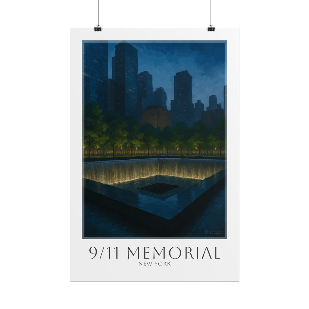 9-11 Memorial Travel Poster