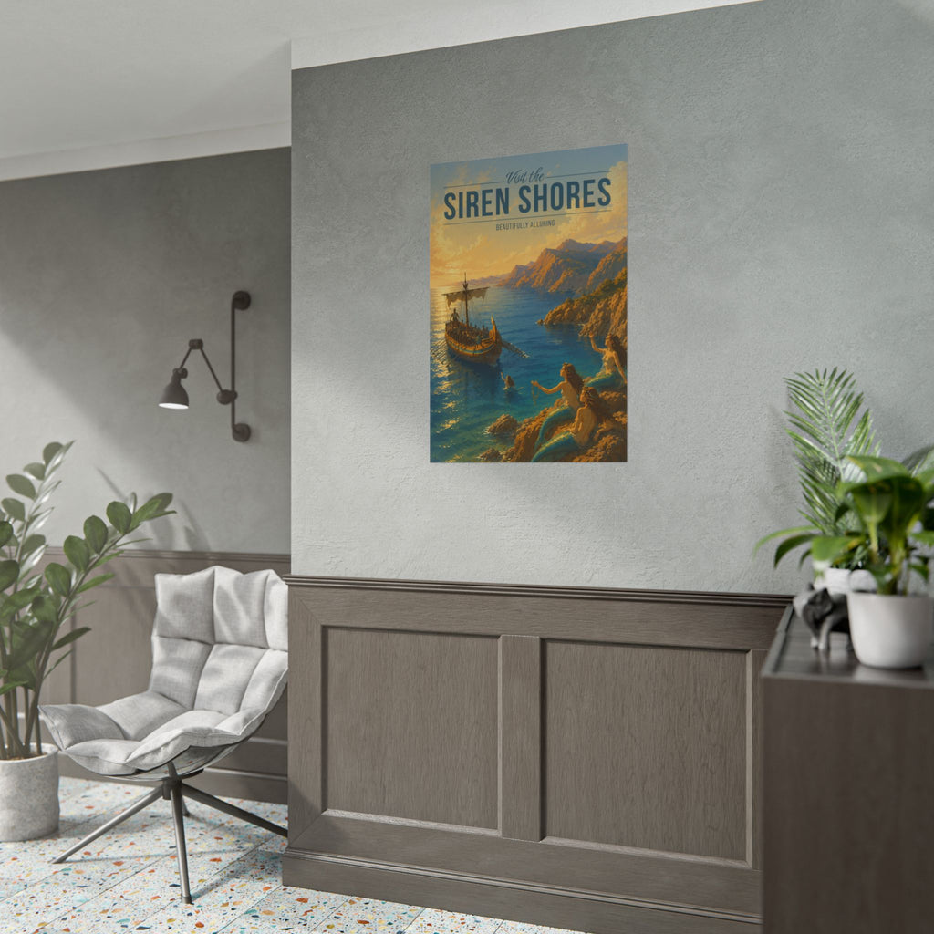 Siren Shores Travel Poster