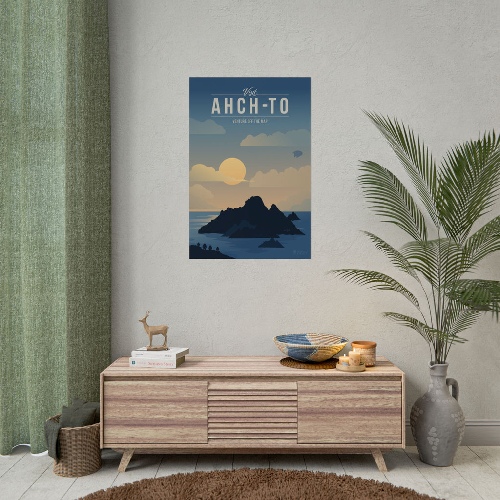 Ahch-To Travel Poster