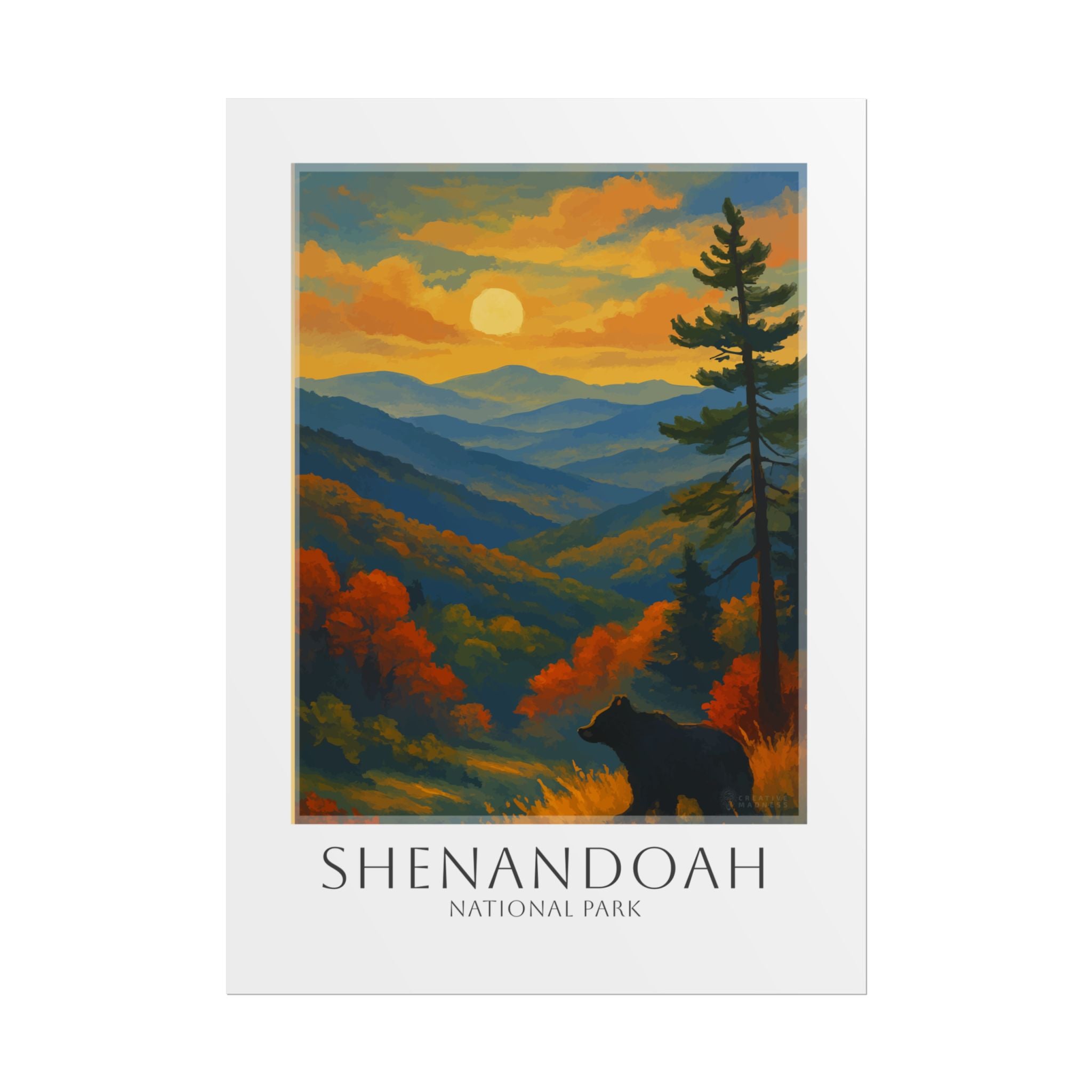 SHENANDOAH * Travel Poster * National Park Wall Art