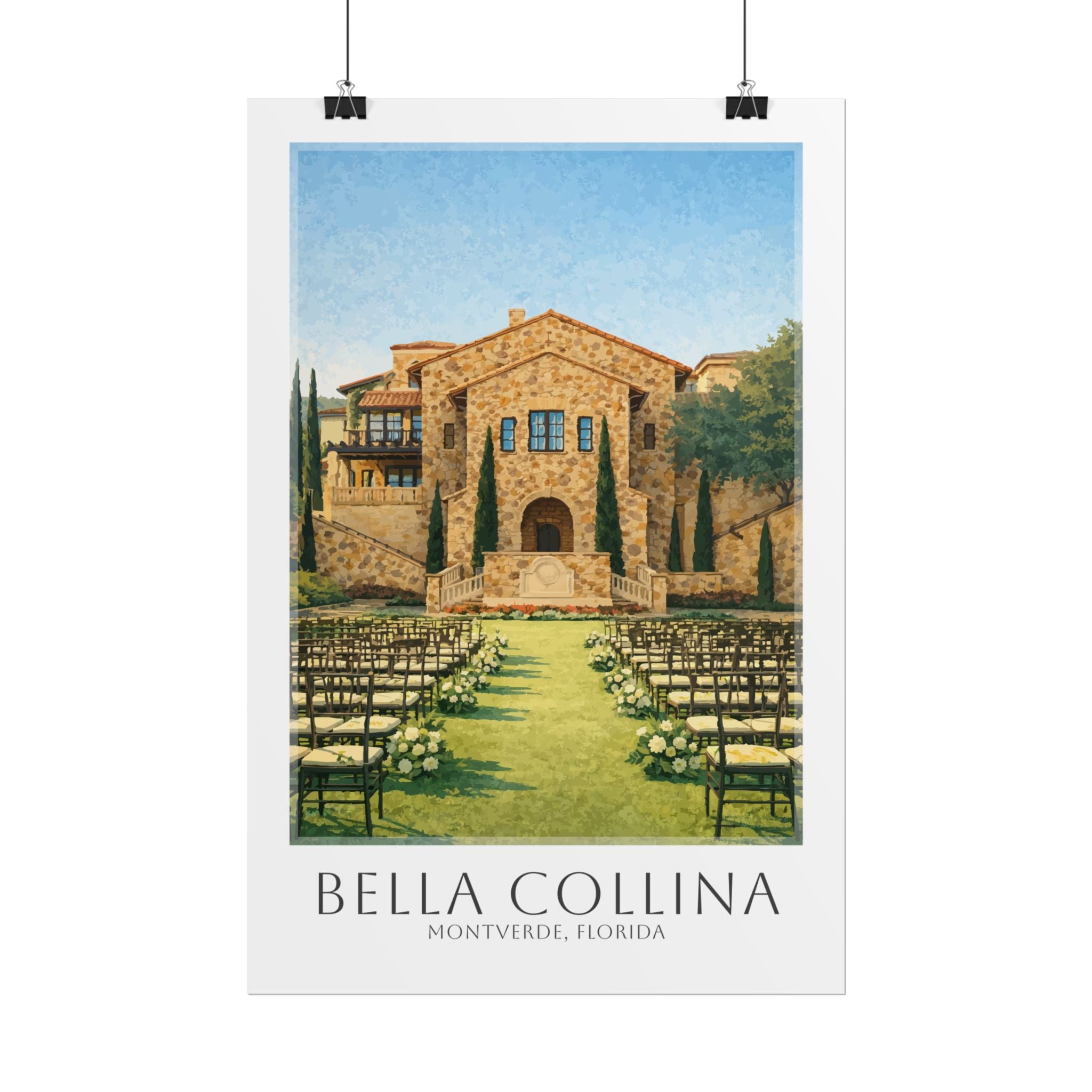 Bella Collina Travel Poster
