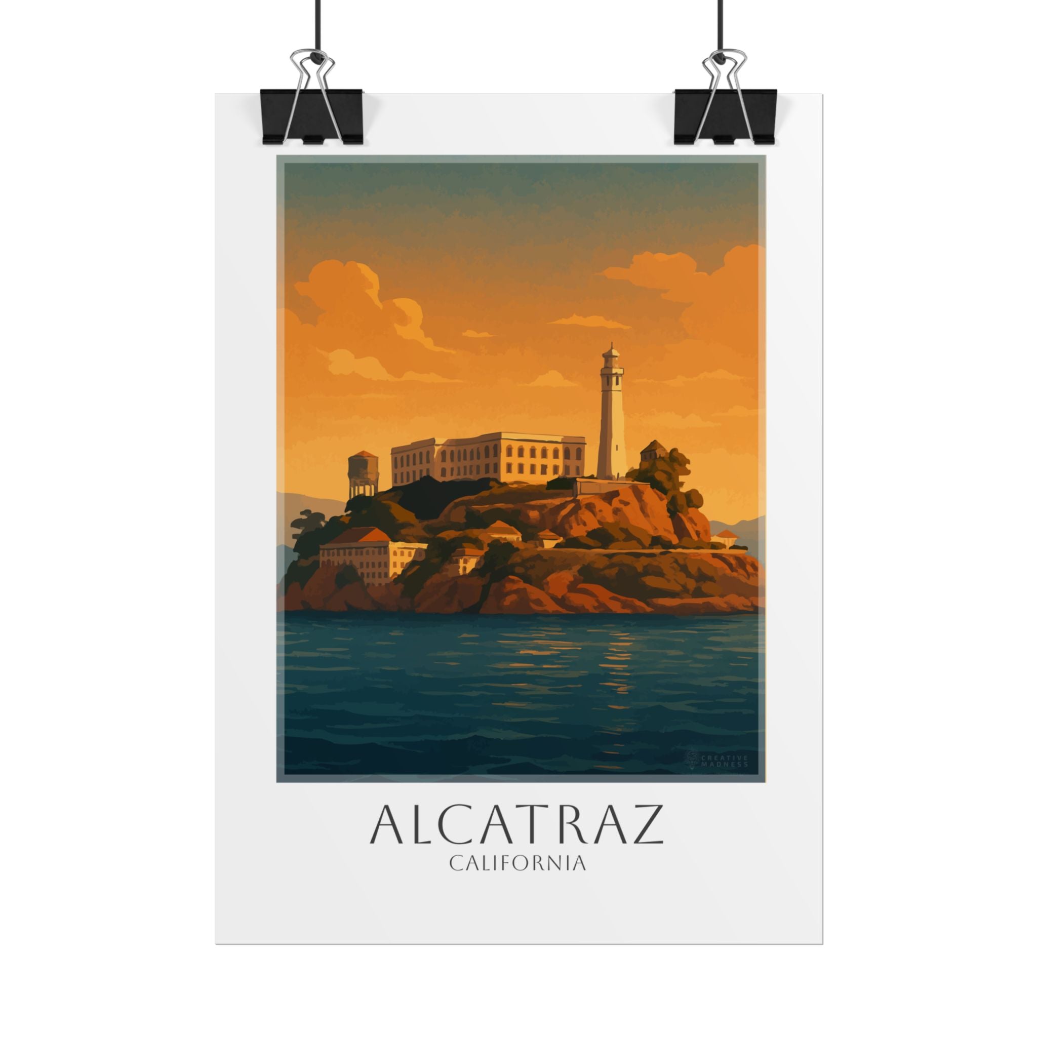 Alcatraz Travel Poster