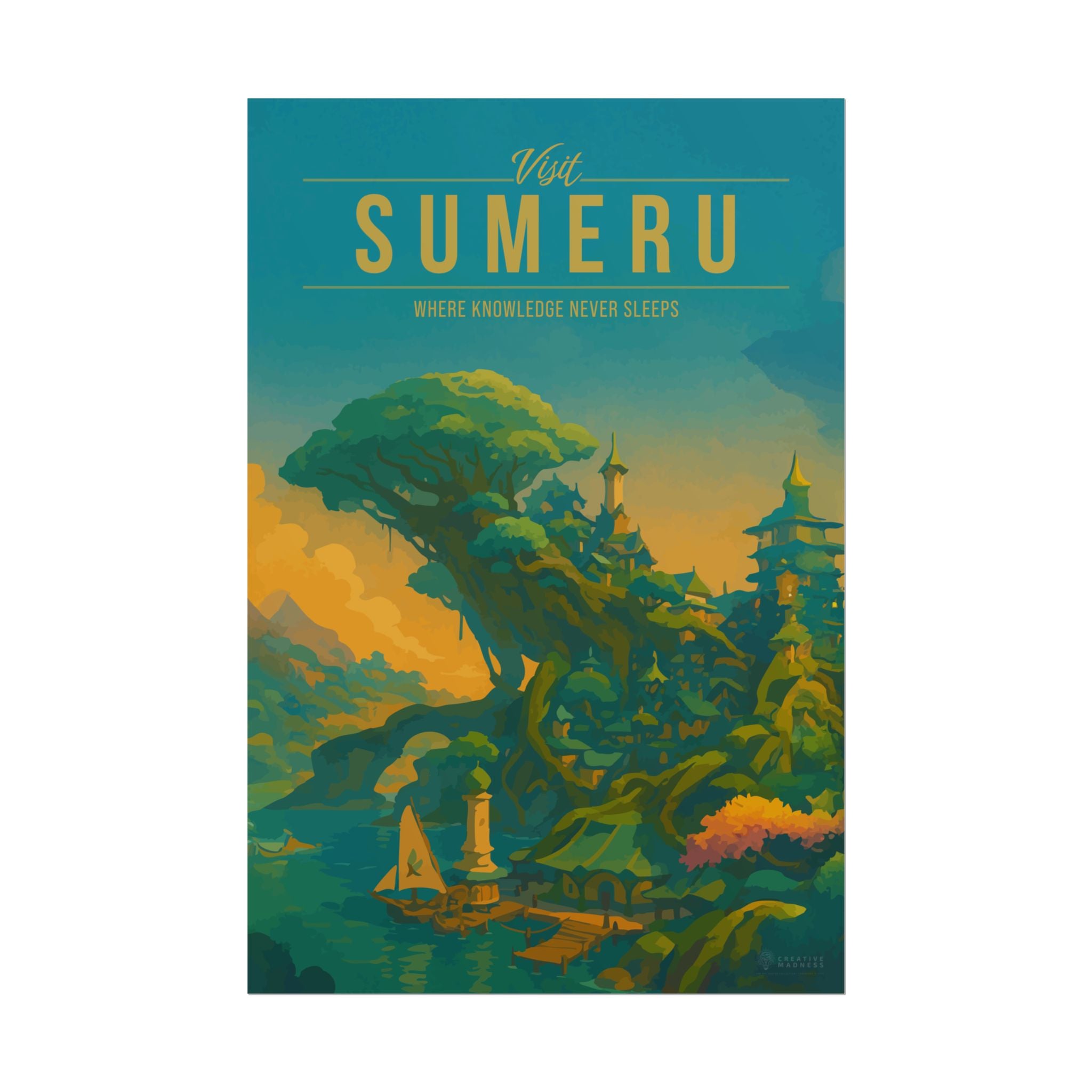 Sumeru Travel Poster