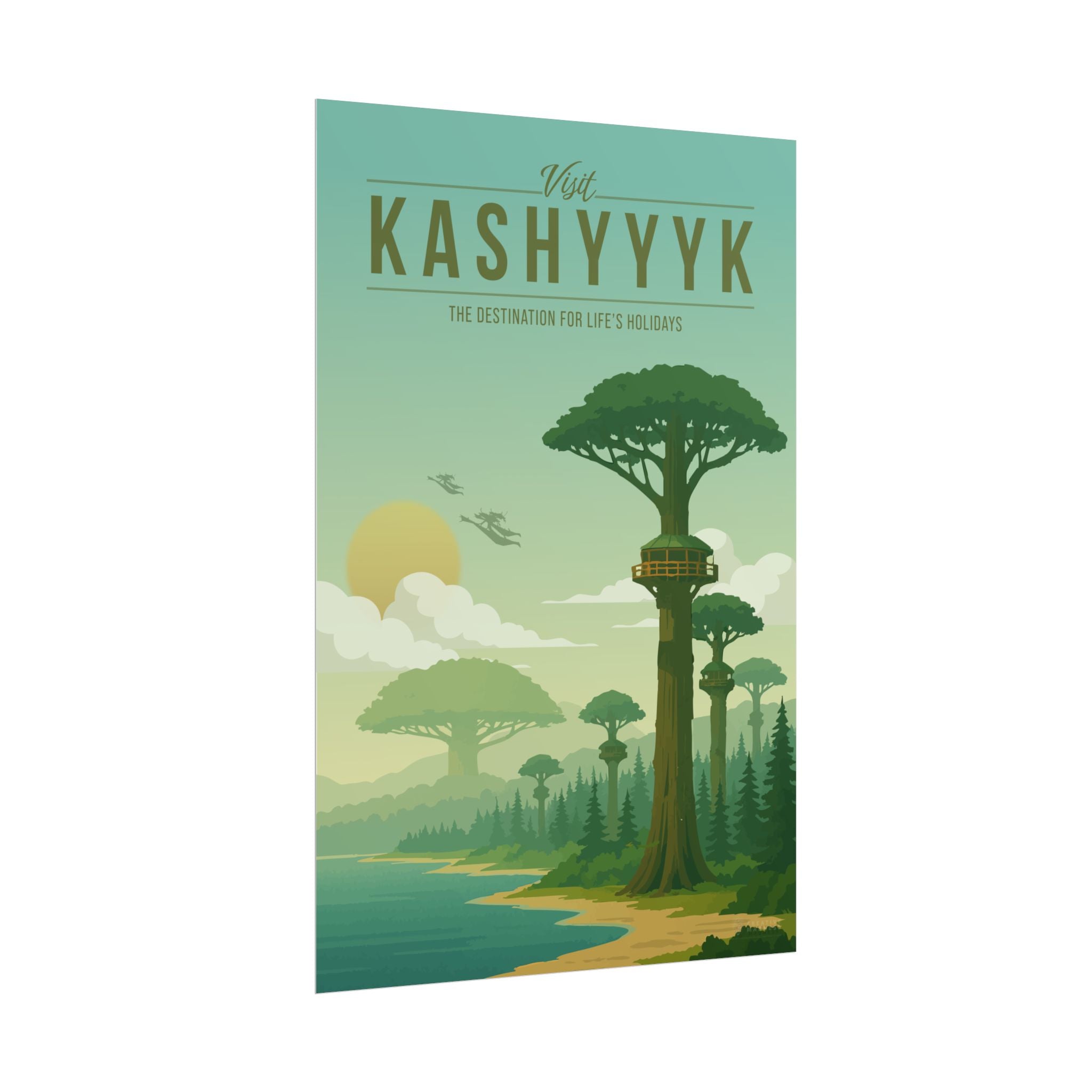 Kashyyyk Travel Poster