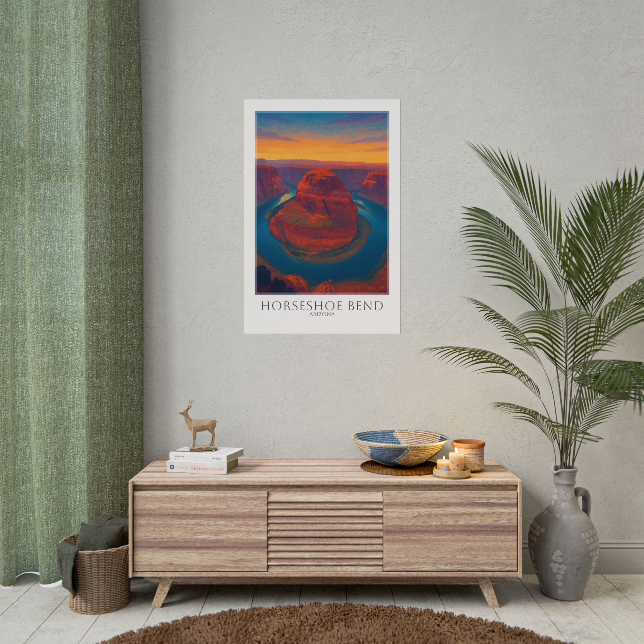 Horseshoe Bend Travel Poster