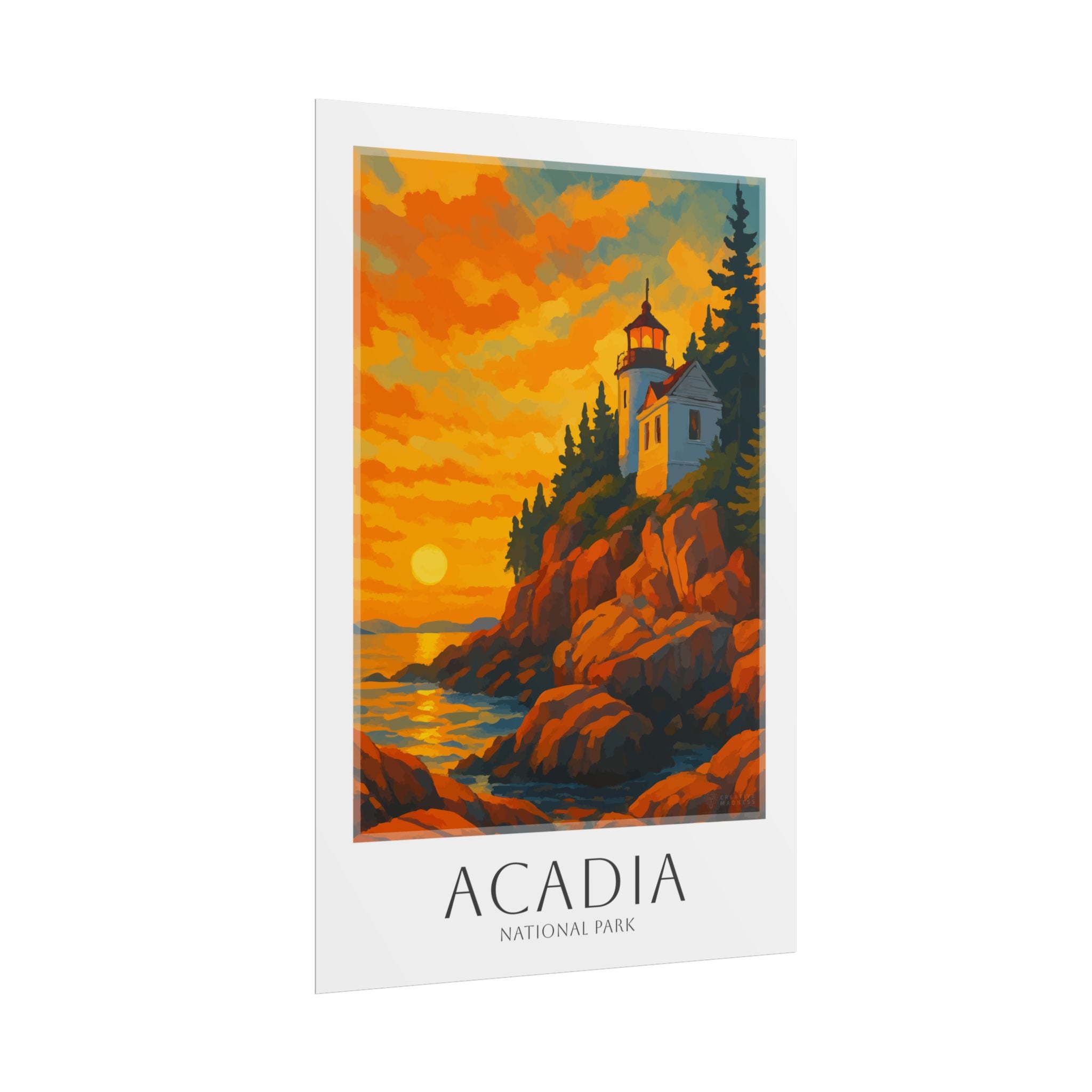 ACADIA * Travel Poster * National Park Wall Art