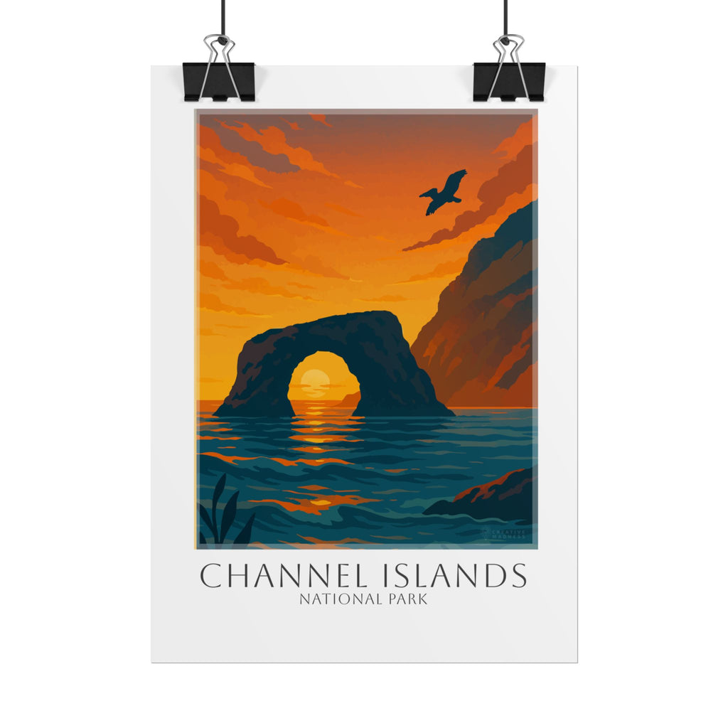 CHANNEL ISLANDS * Travel Poster * National Park Wall Art