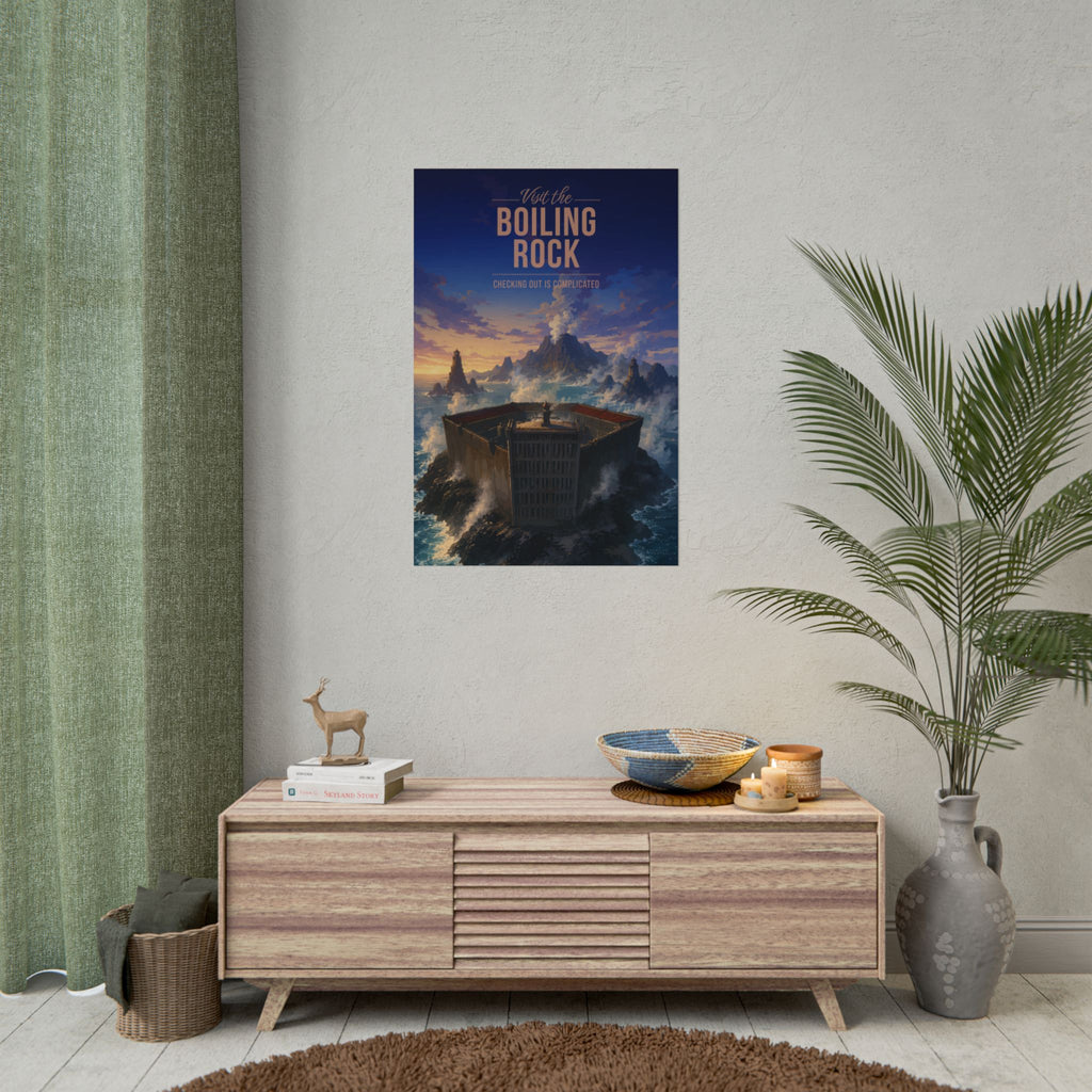 Boiling Rock Travel Poster