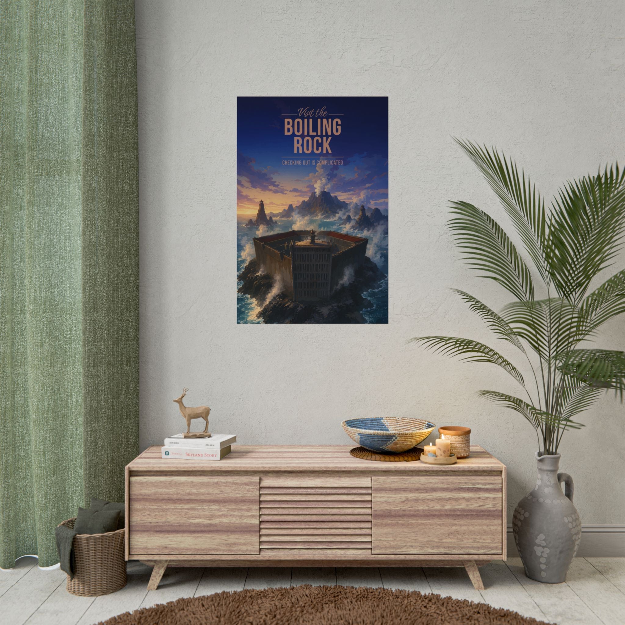 Boiling Rock Travel Poster