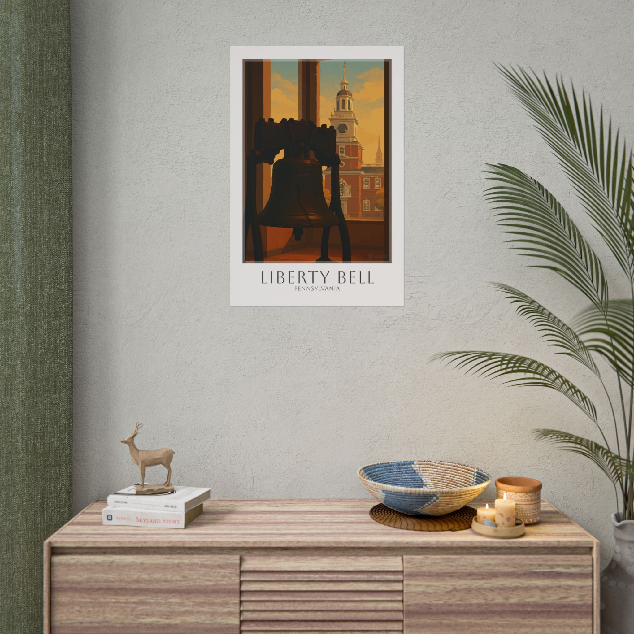 Liberty Bell Travel Poster