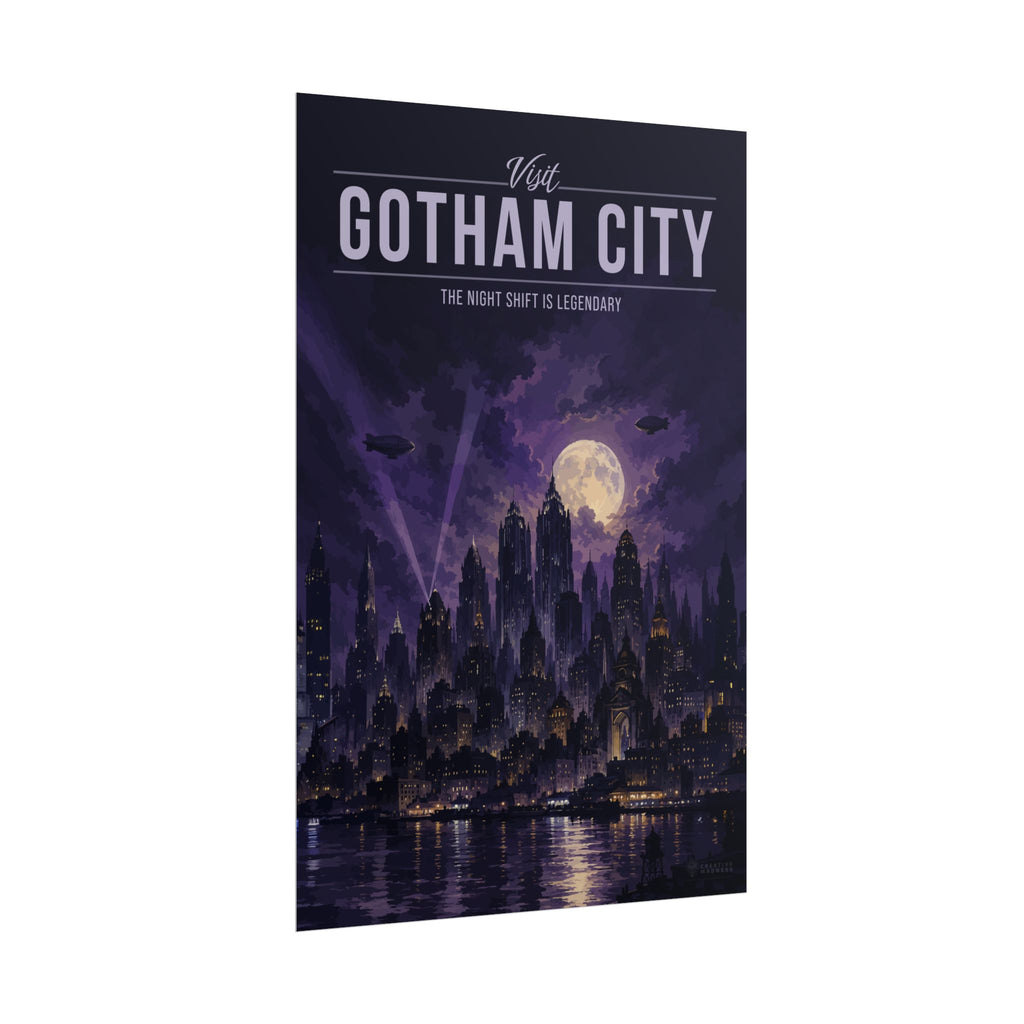 Gotham City Travel Poster