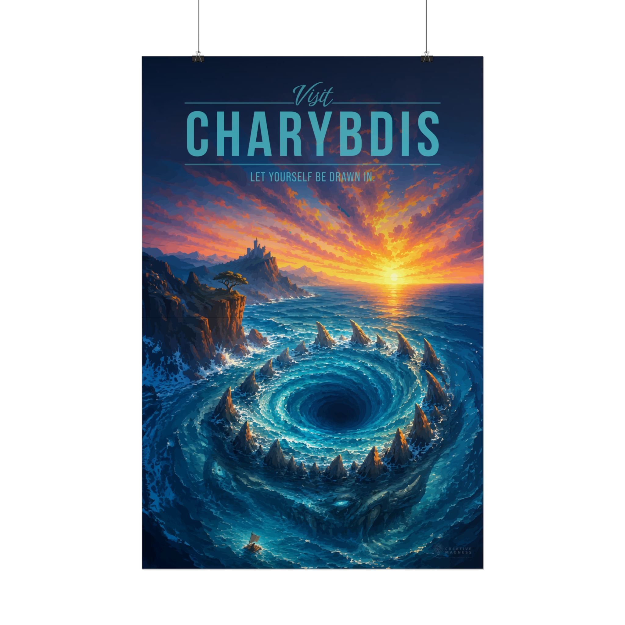 Charybdis Travel Poster
