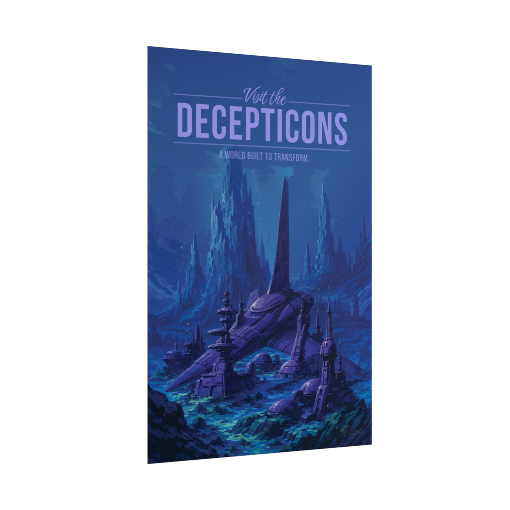 Decepticons Travel Poster