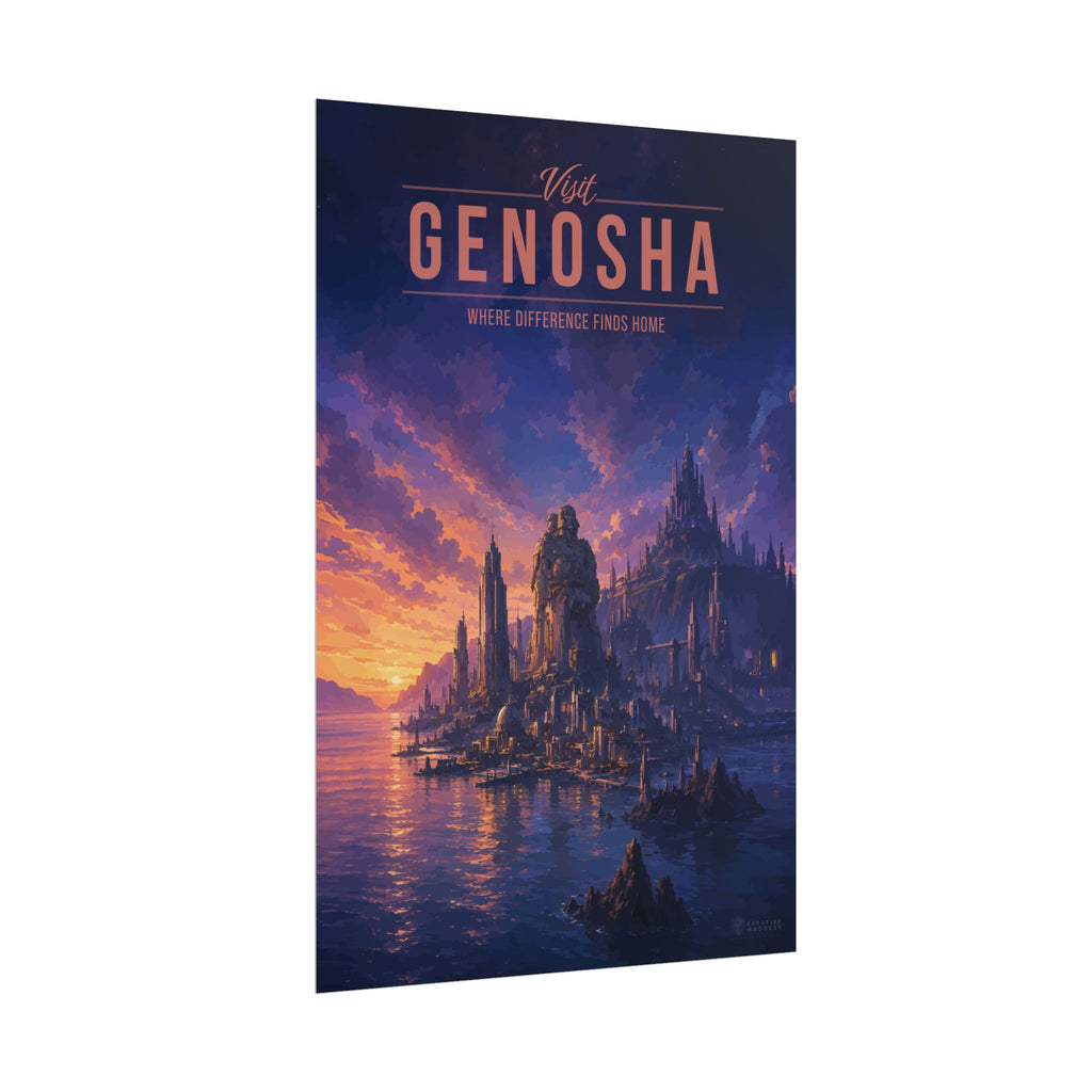 Genosha Travel Poster