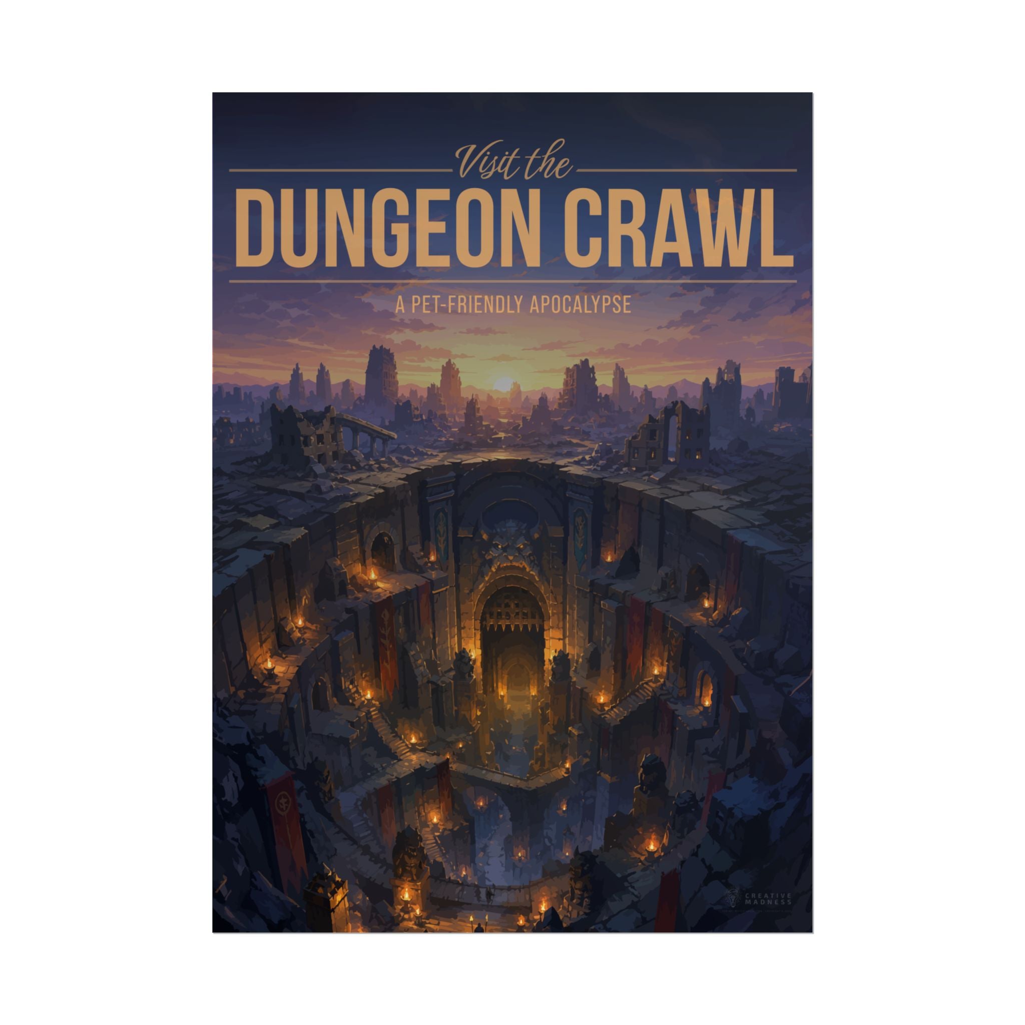 Dungeon Crawl Travel Poster