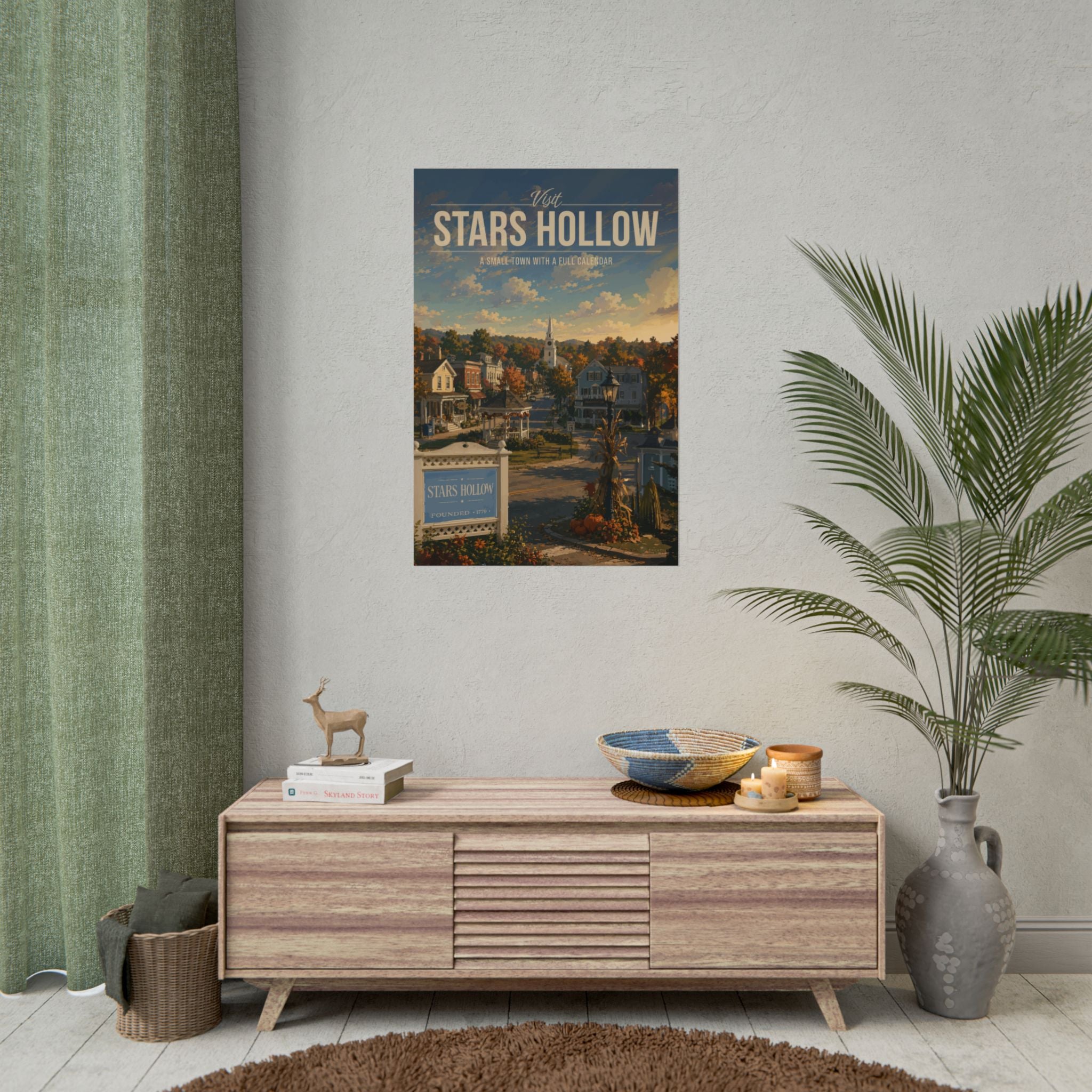 Stars Hollow Travel Poster