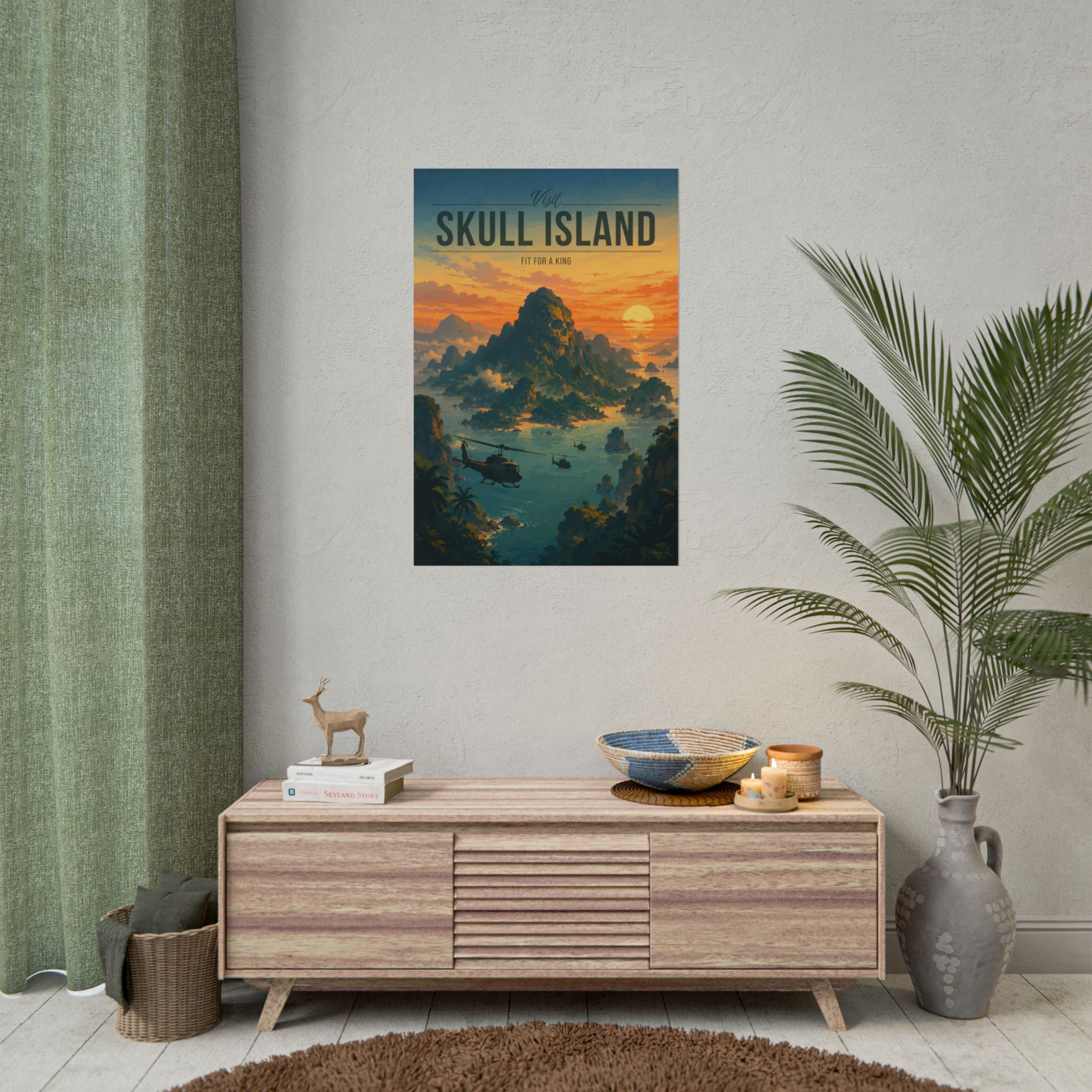 Skull Island Travel Poster