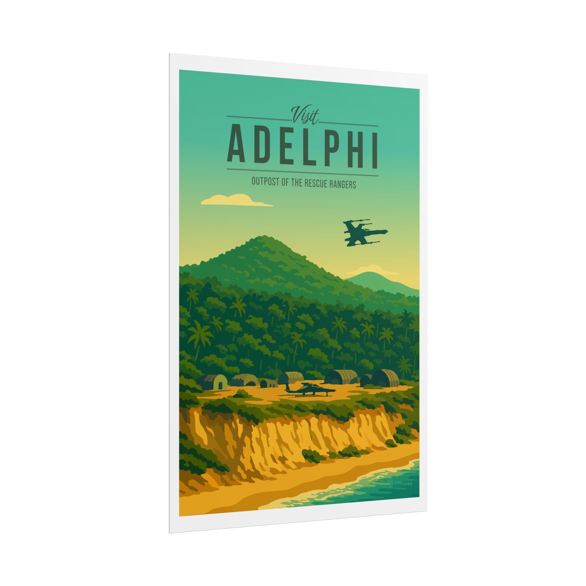 Adelphi Travel Poster