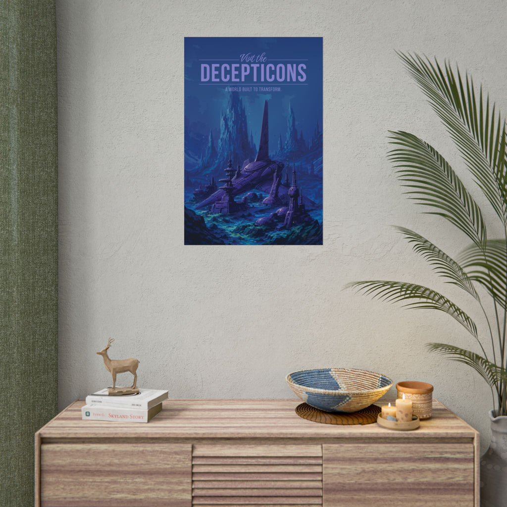 Decepticons Travel Poster