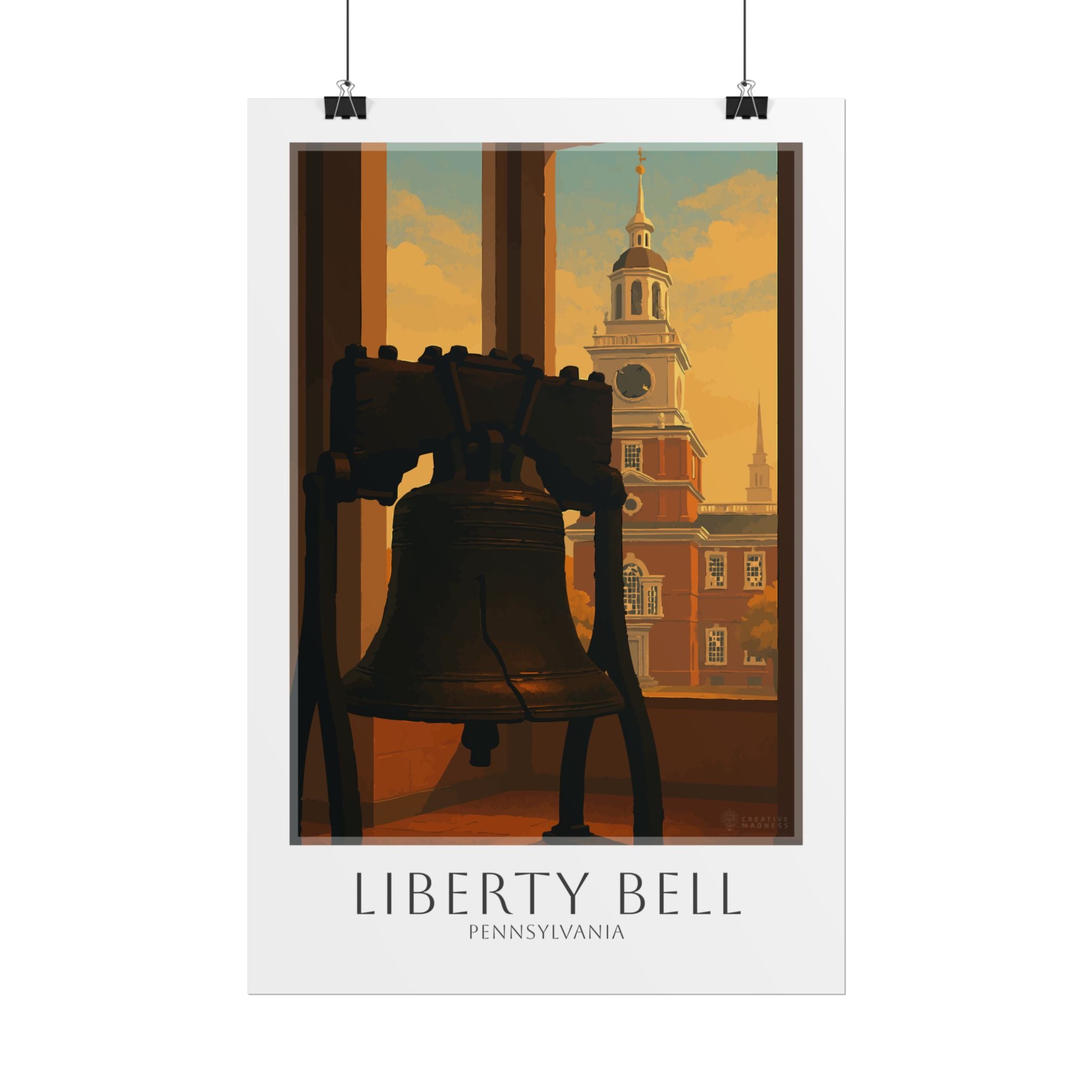 Liberty Bell Travel Poster