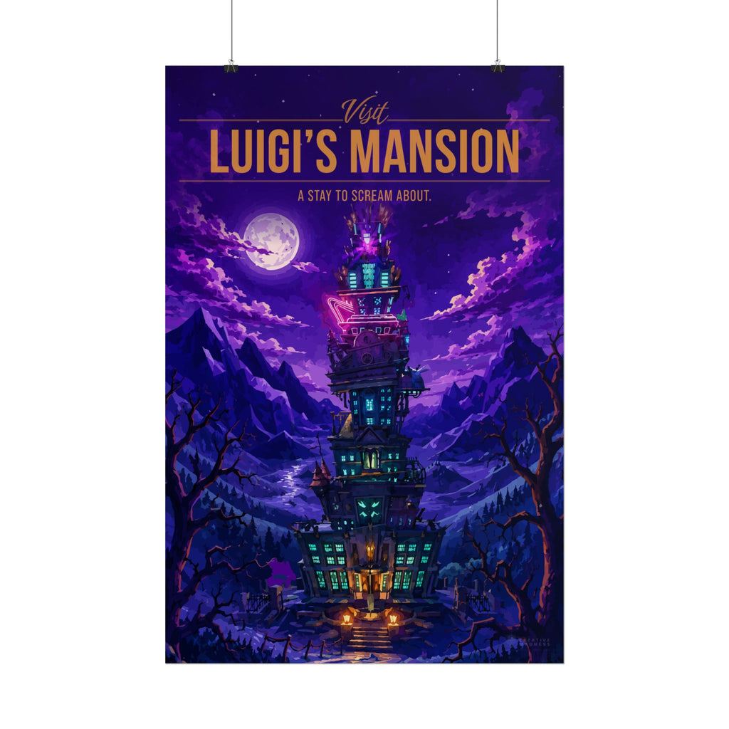 Luigi'S Mansion Travel Poster