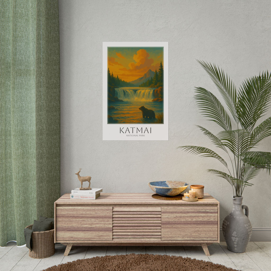 KATMAI * Travel Poster * National Park Wall Art