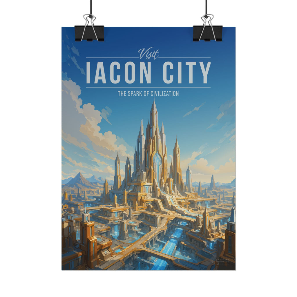 Iacon City Travel Poster