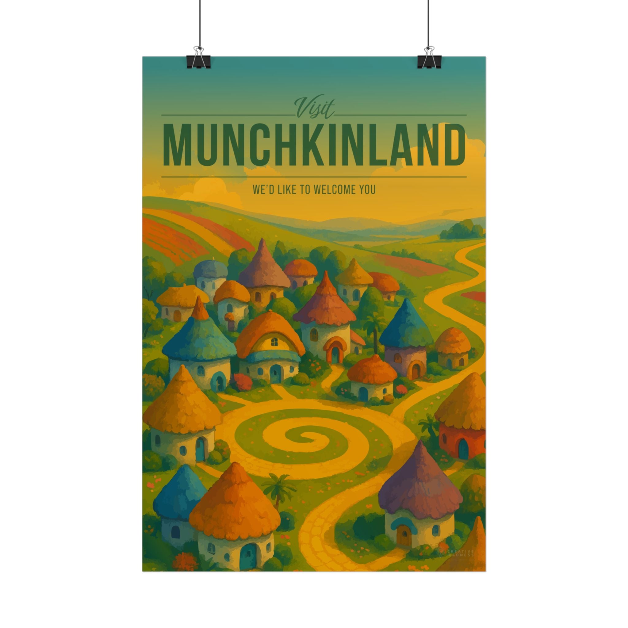 Munchkinland Travel Poster