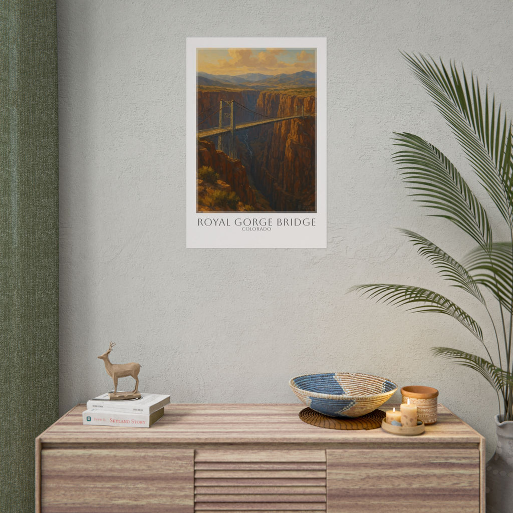 Royal Gorge Bridge Travel Poster