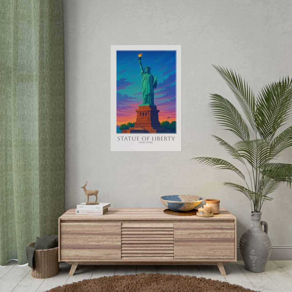 Statue Of Liberty Travel Poster