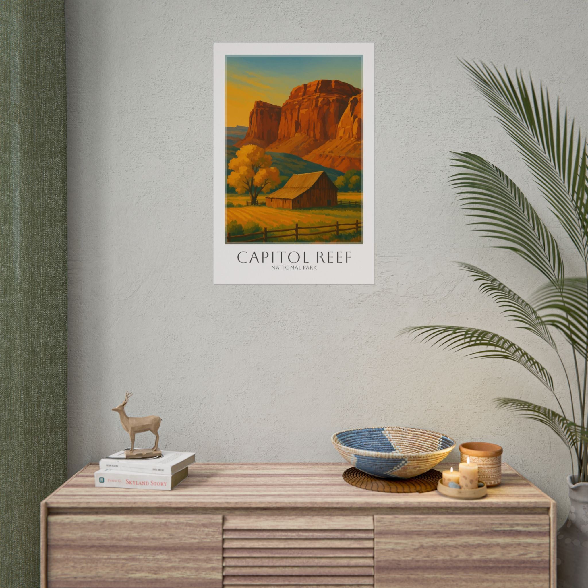 CAPITOL REEF * Travel Poster * National Park Wall Art