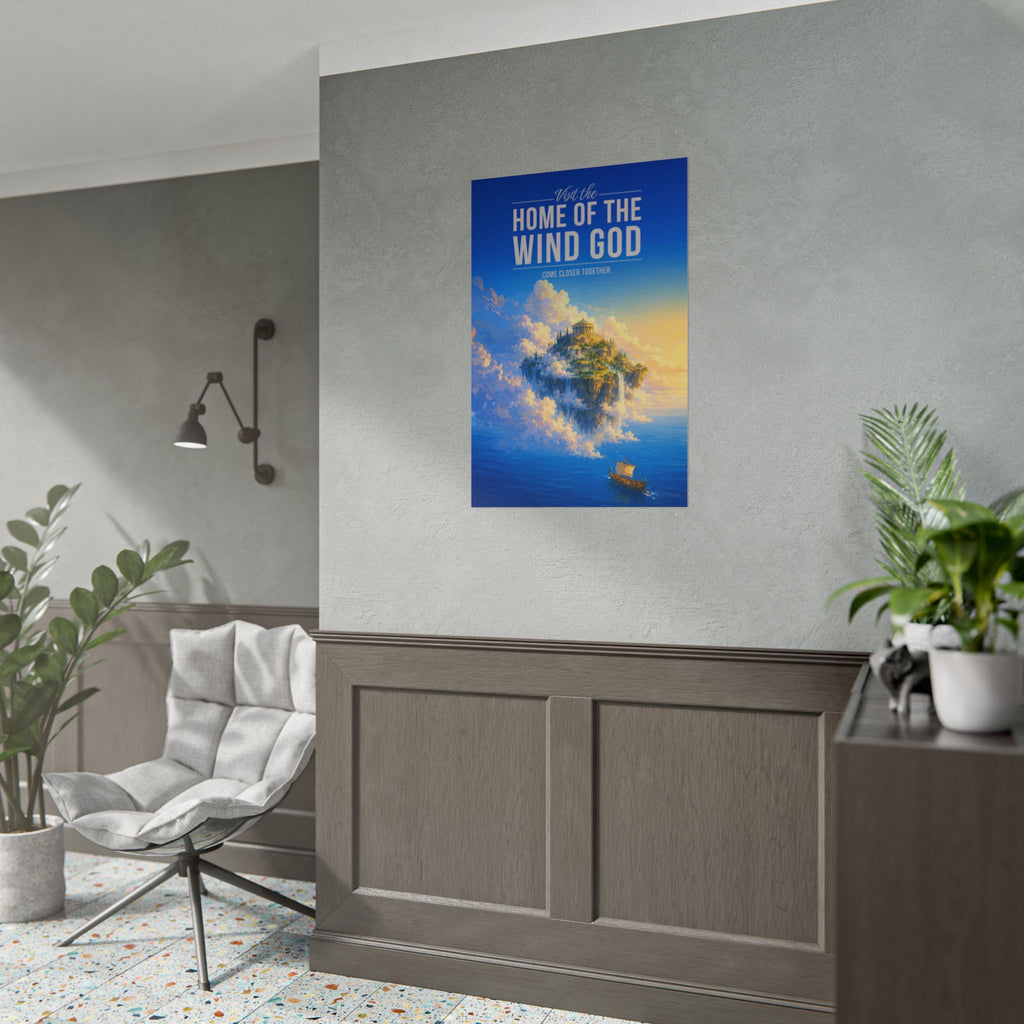 Home Of The Wind God Travel Poster