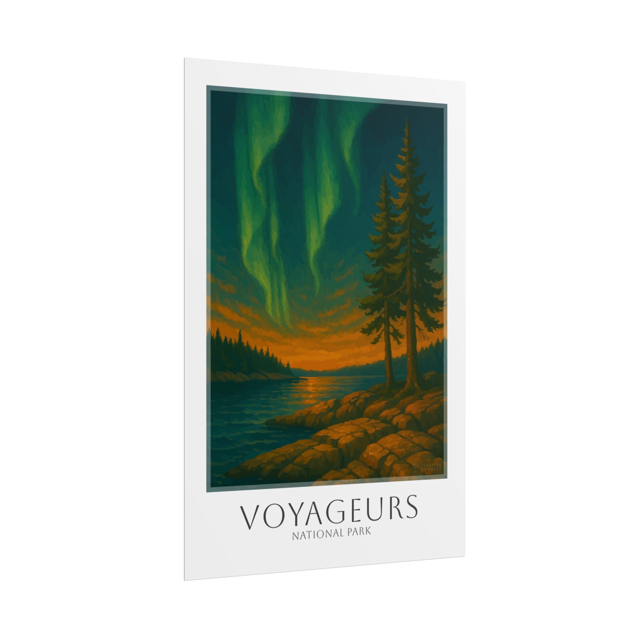 VOYAGEURS  * Travel Poster * National Park Wall Art