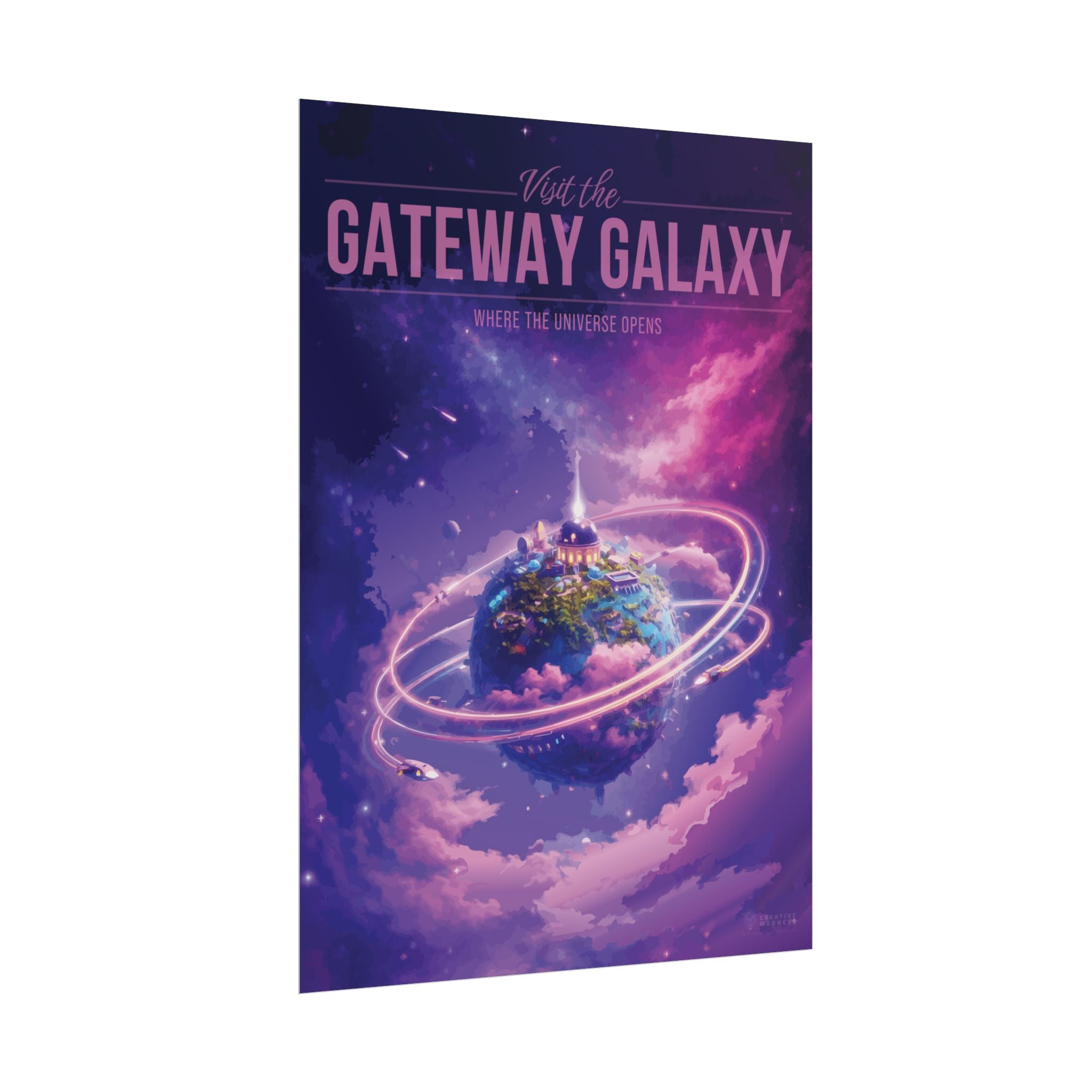 Gateway Galaxy Travel Poster