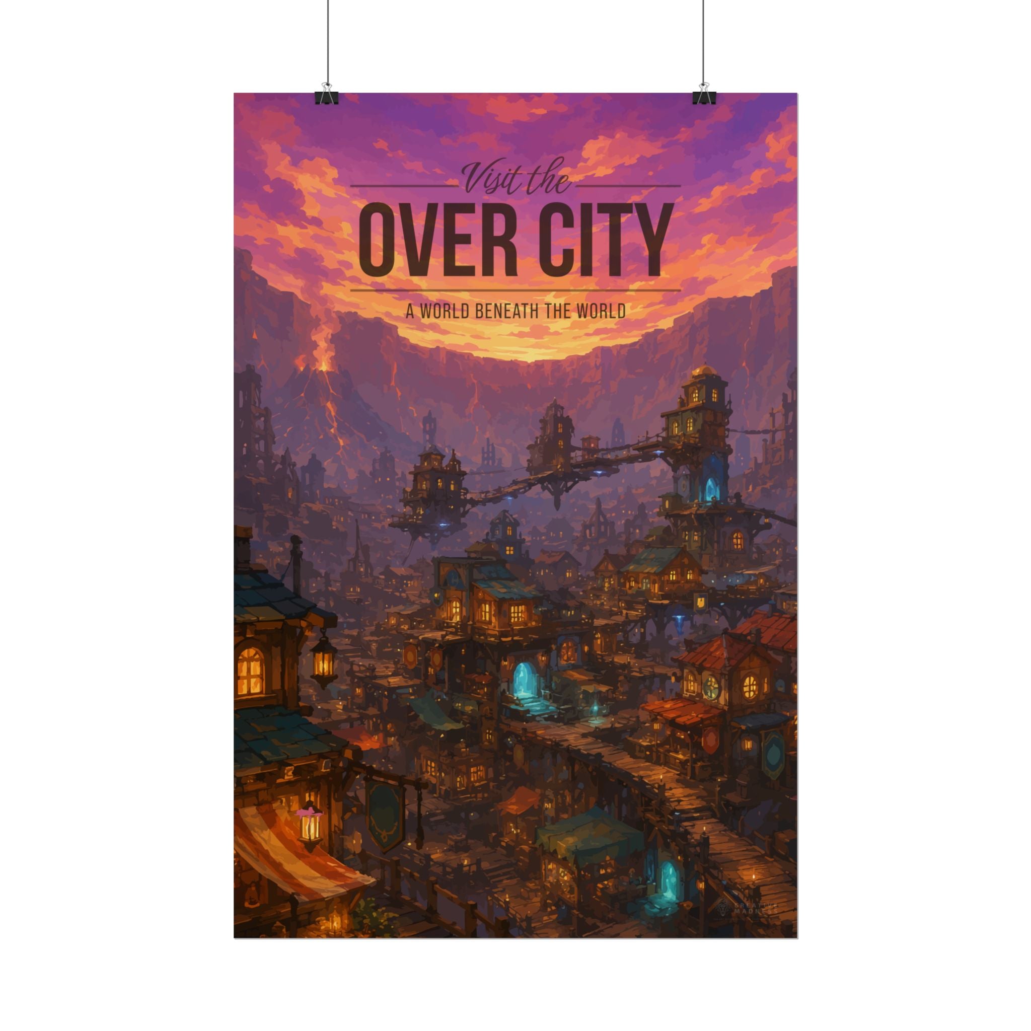 Over City Travel Poster