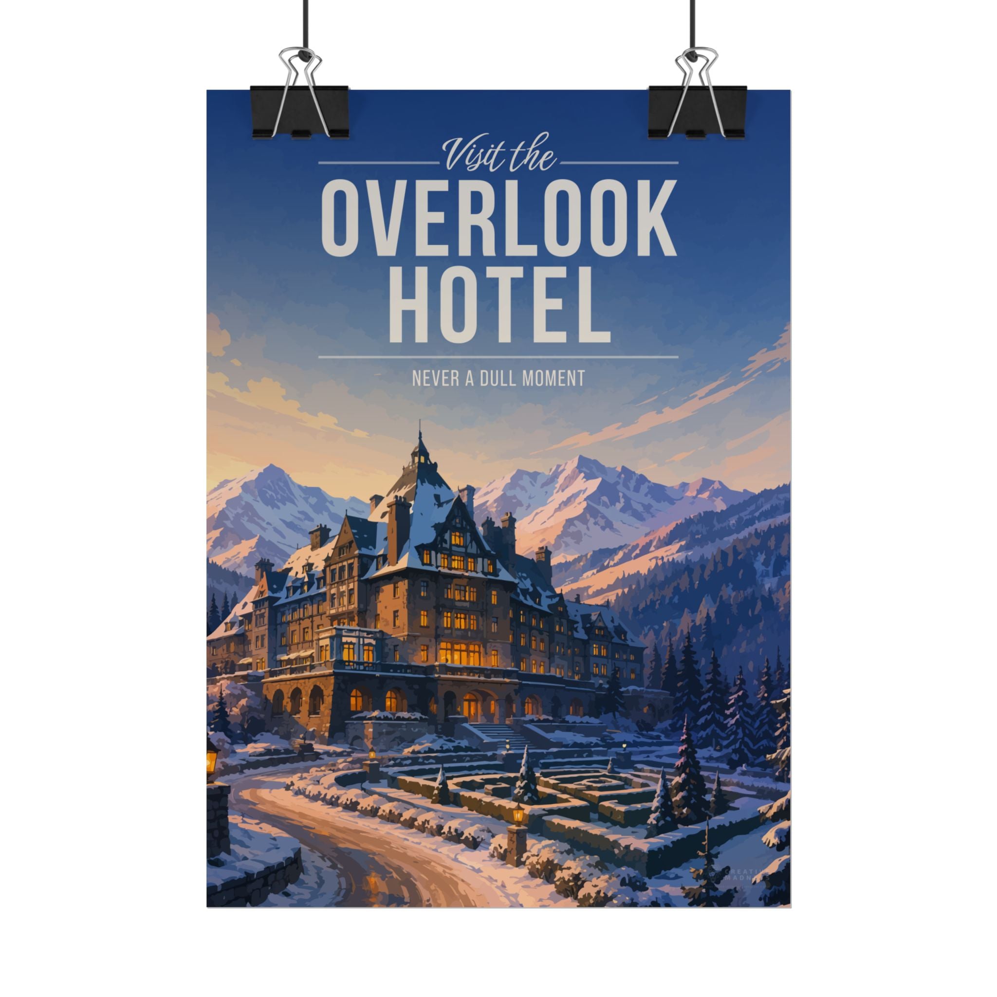 Overlook Hotel Travel Poster