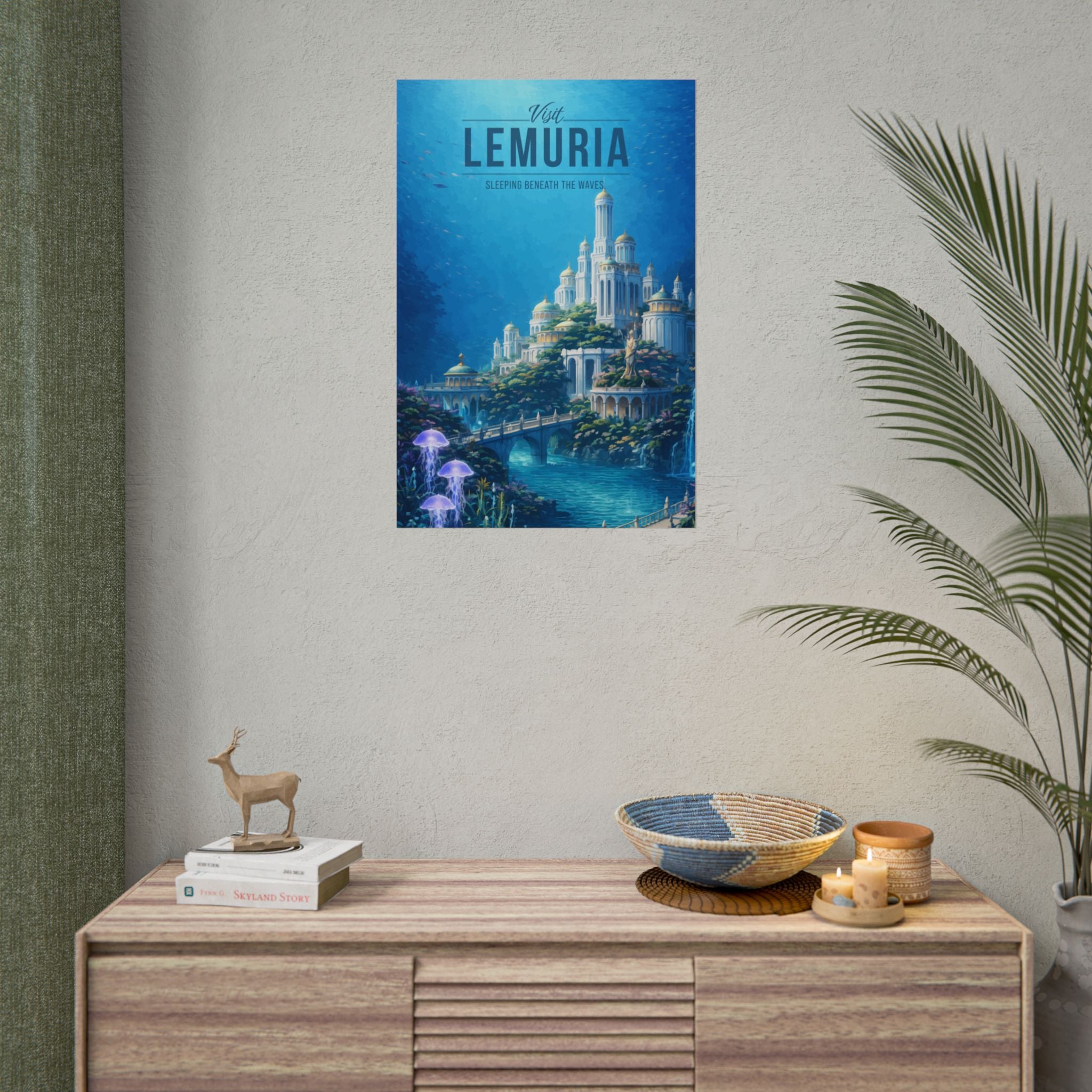Lemuria Travel Poster
