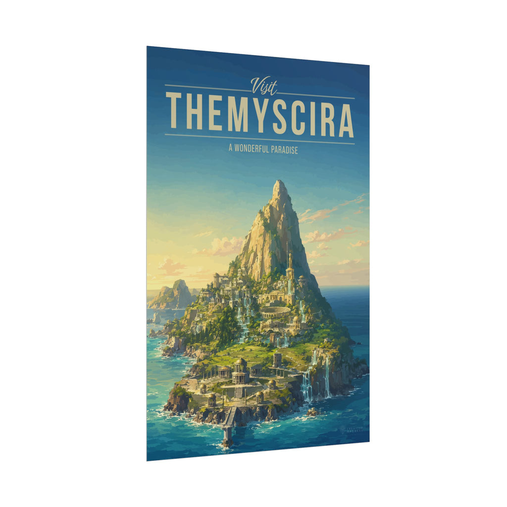 Themyscira Travel Poster