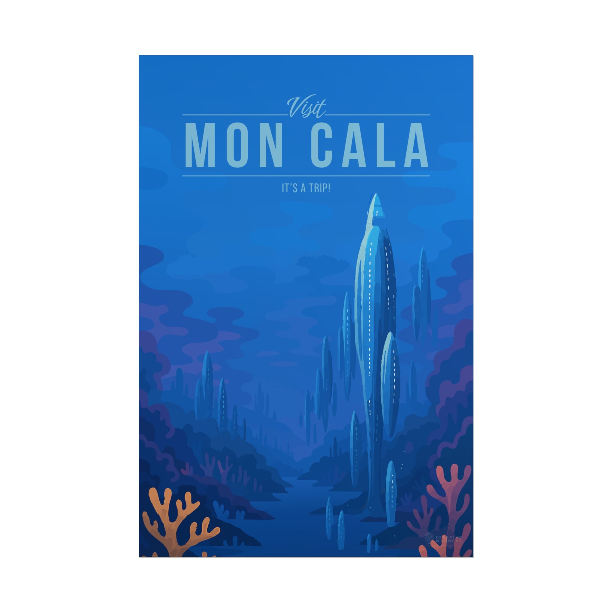 Mon Cala Travel Poster