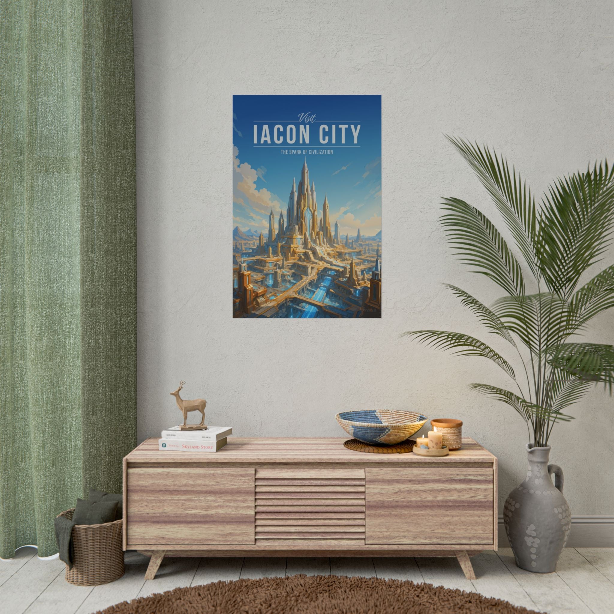 Iacon City Travel Poster
