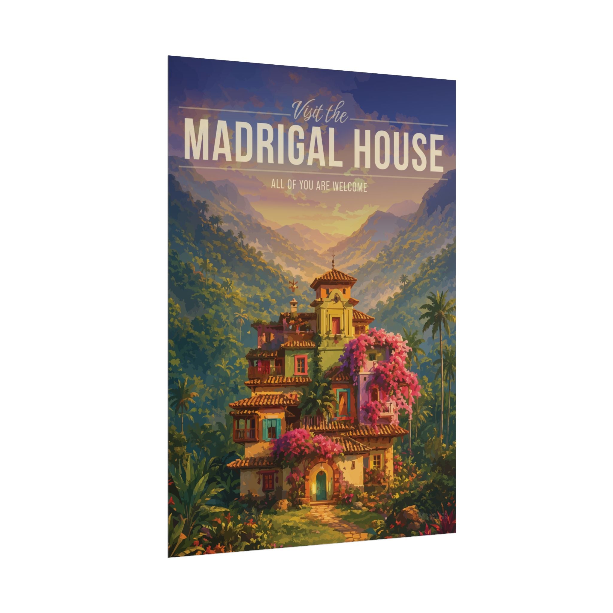 Madrigal House Travel Poster