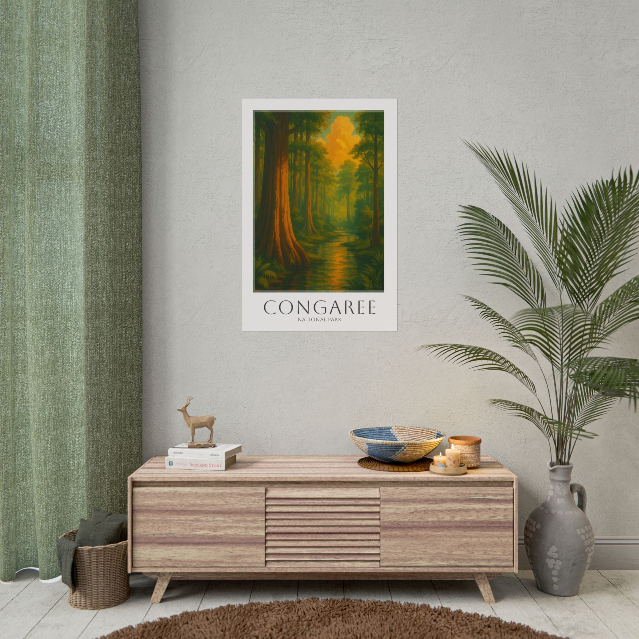 CONGAREE * Travel Poster * National Park Wall Art