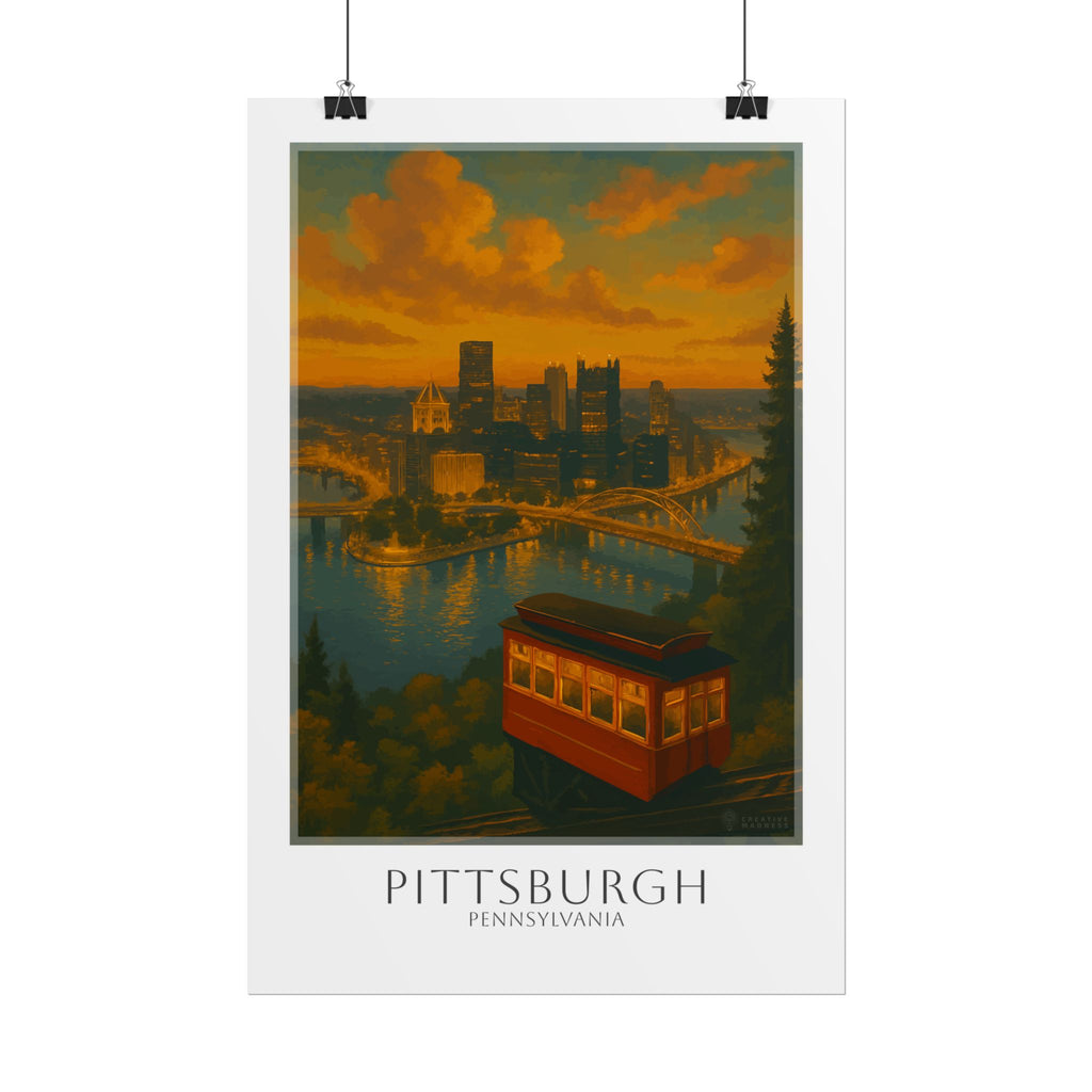 Pittsburgh Travel Poster