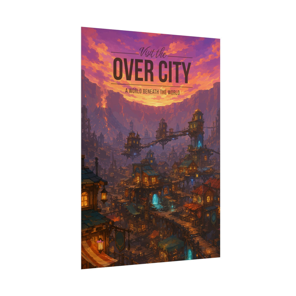 Over City Travel Poster
